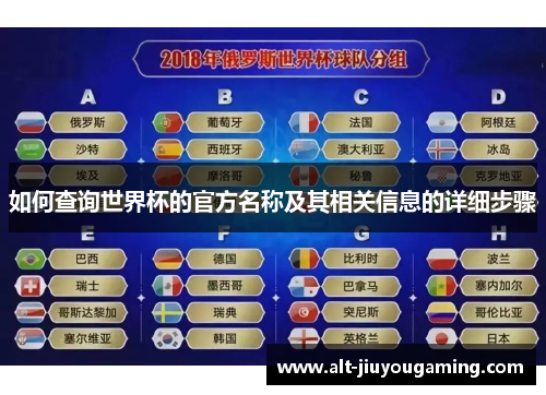 如何查询世界杯的官方名称及其相关信息的详细步骤